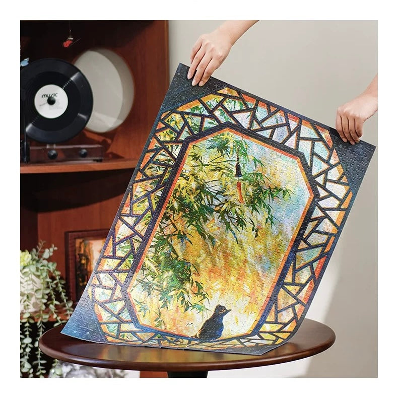 Bamboo shadows and flowing light (reflective) - 1000pcs