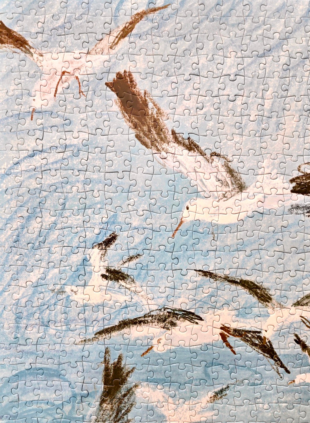 Botop Fusion “Seabirds” 1000-Piece Glitter Finish Jigsaw Puzzle - Premium Blue Board