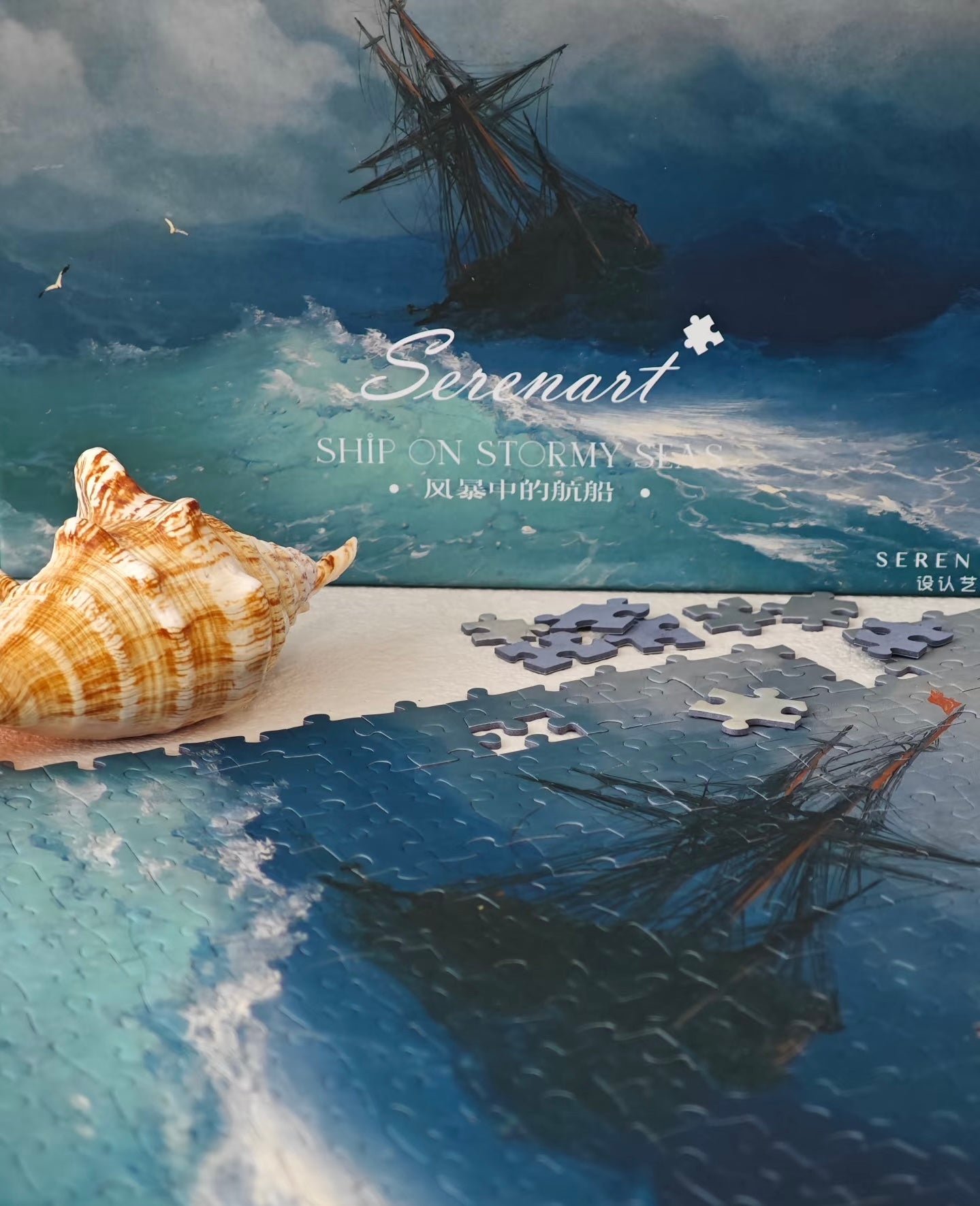 The Ship in the Storm - 1000 Pieces