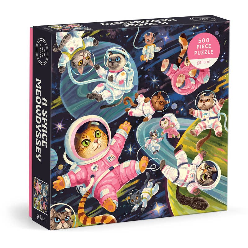 A Space Meowdyssey 500 Piece Puzzle