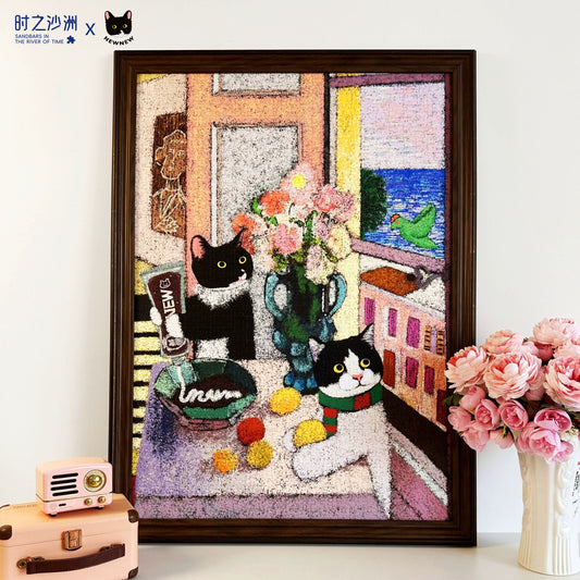Chocolate With Flowers in the Morning - 1000 Pieces