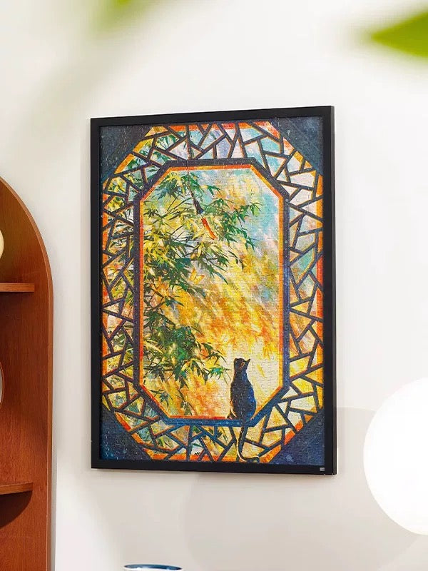 Bamboo shadows and flowing light (reflective) - 1000pcs