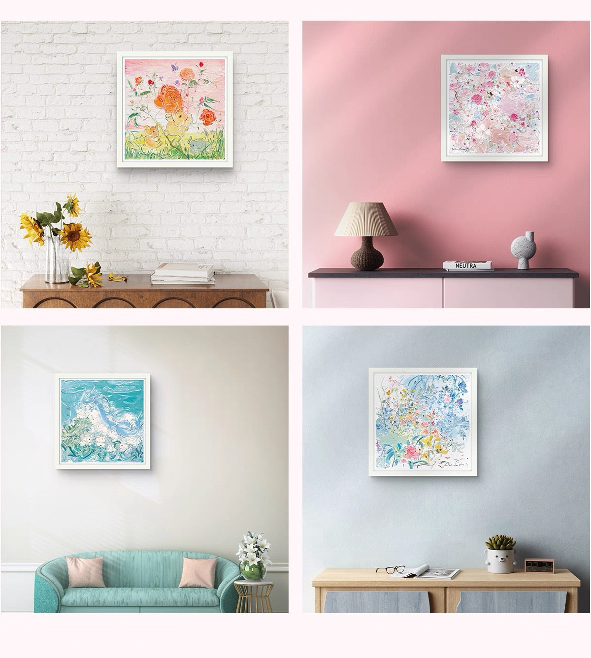 Gentle Blooms and Growth (All 4 boxes) - Under 500 Pieces