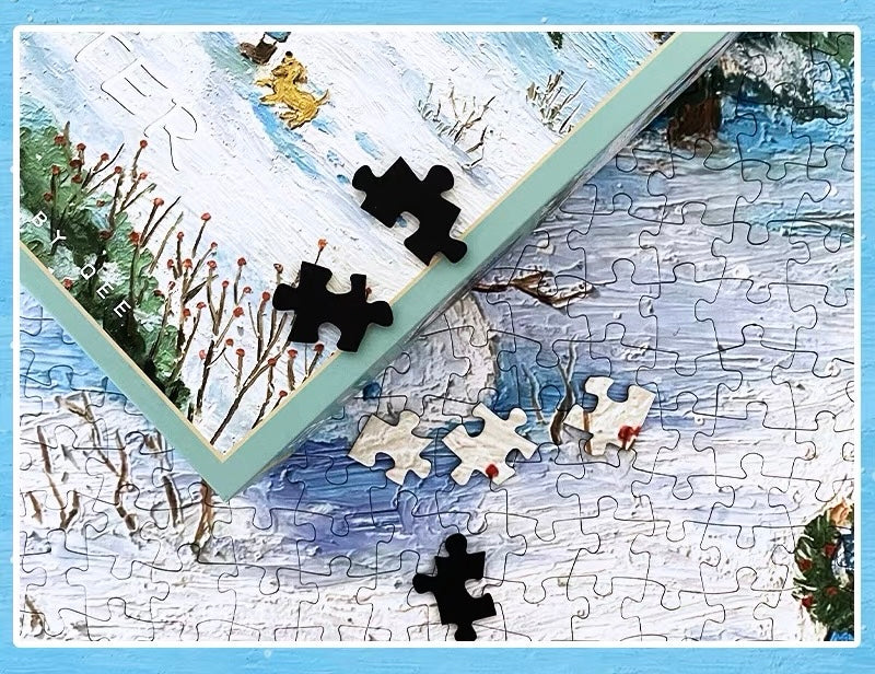 Winter - 1000-Piece Jigsaw Puzzle｜Premium Velvet Soft-Touch Finish