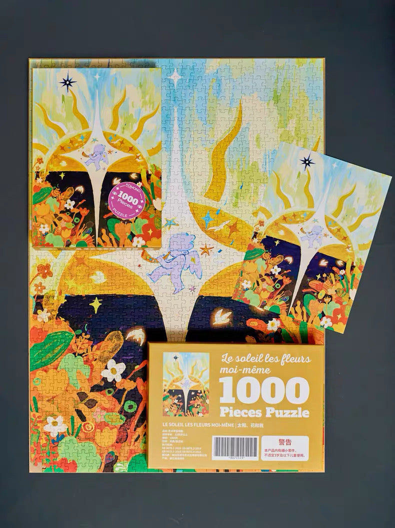 Sun, Flower and Me - 1000 Pieces