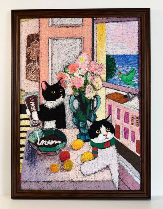 Chocolate With Flowers in the Morning - 1000 Pieces