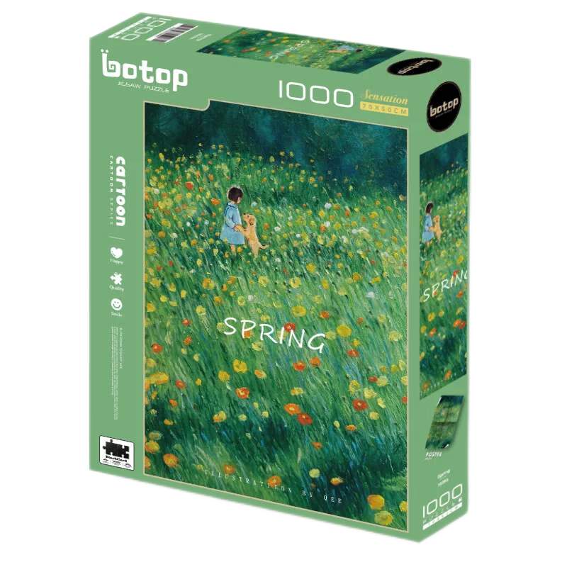 Spring - 1000-Piece Jigsaw Puzzle – Premium Velvet Soft-Touch Finish