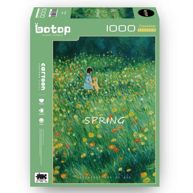 Spring - 1000-Piece Jigsaw Puzzle – Premium Velvet Soft-Touch Finish