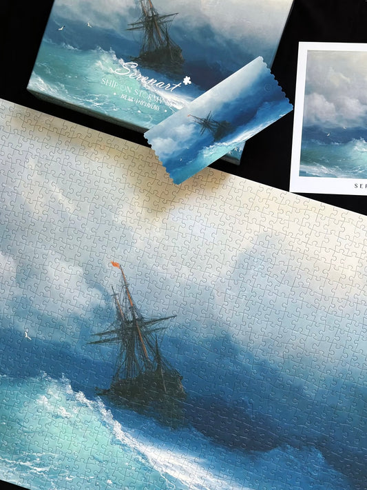 The Ship in the Storm - 1000 Pieces