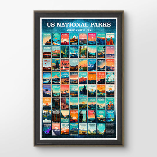 Studio Inception - US National Parks - 4000 Piece Plastic Puzzle
