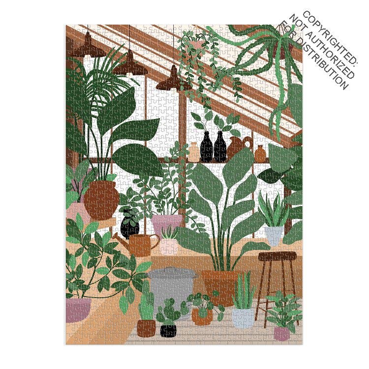 House of Plants 1000 Piece Puzzle in Square Box