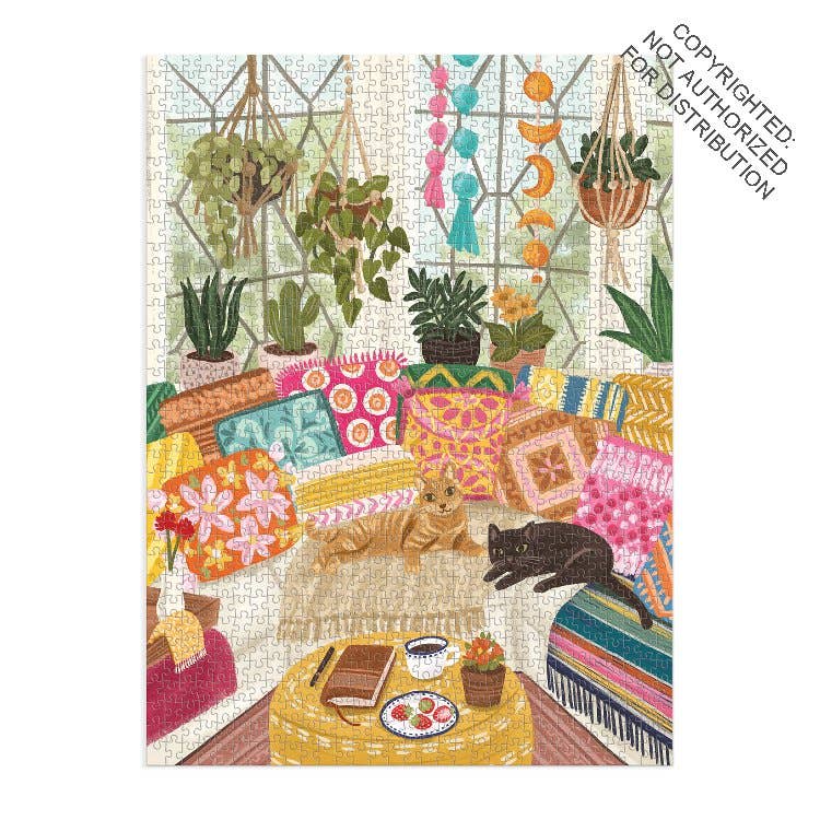 Serenity Meow 1000 Piece Puzzle in a Square Box