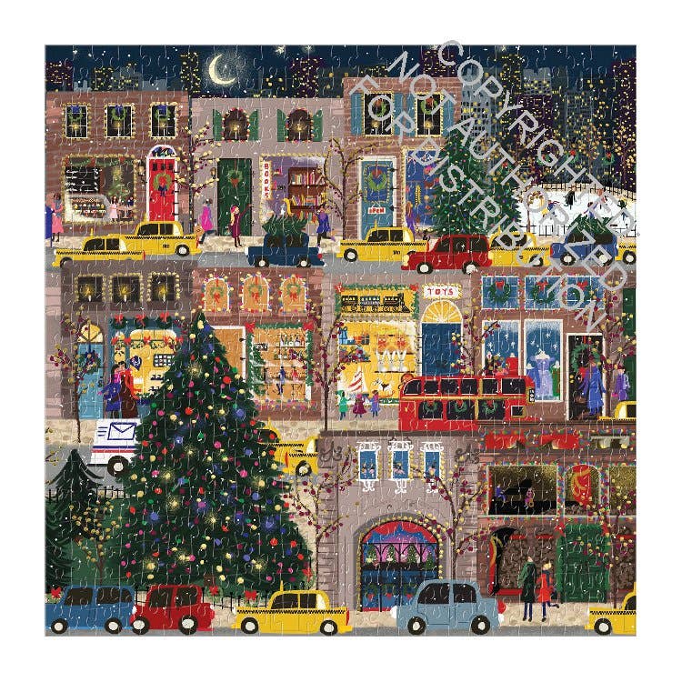 Winter Lights Foil Puzzle 500 Pc Puzzle