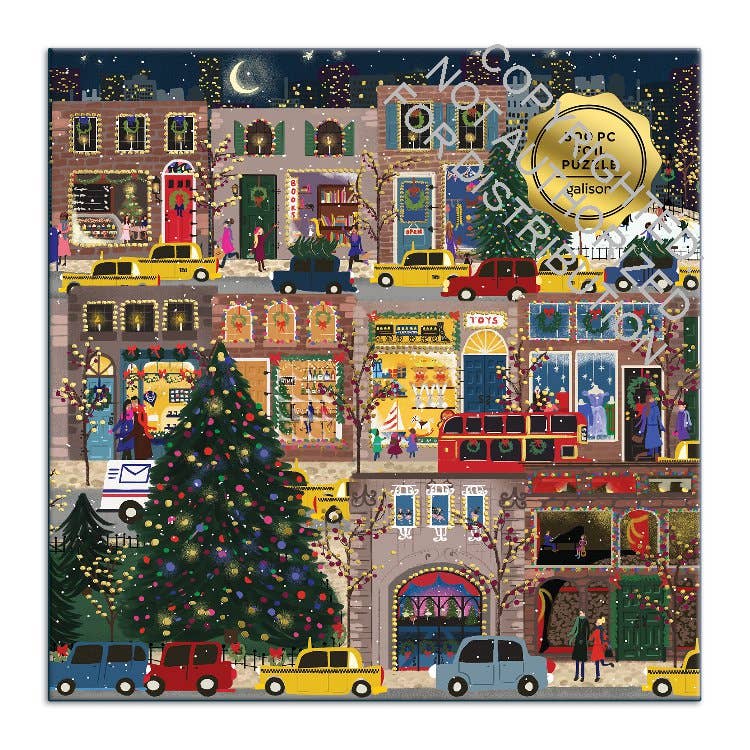 Winter Lights Foil Puzzle 500 Pc Puzzle