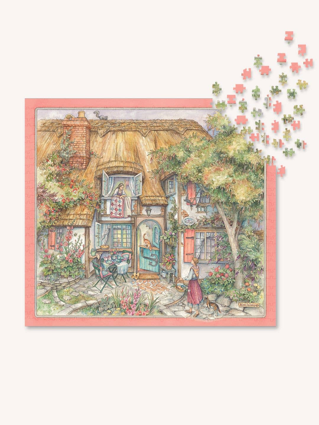 Kim Jacobs Cottage Welcome - 896 Piece Puzzle