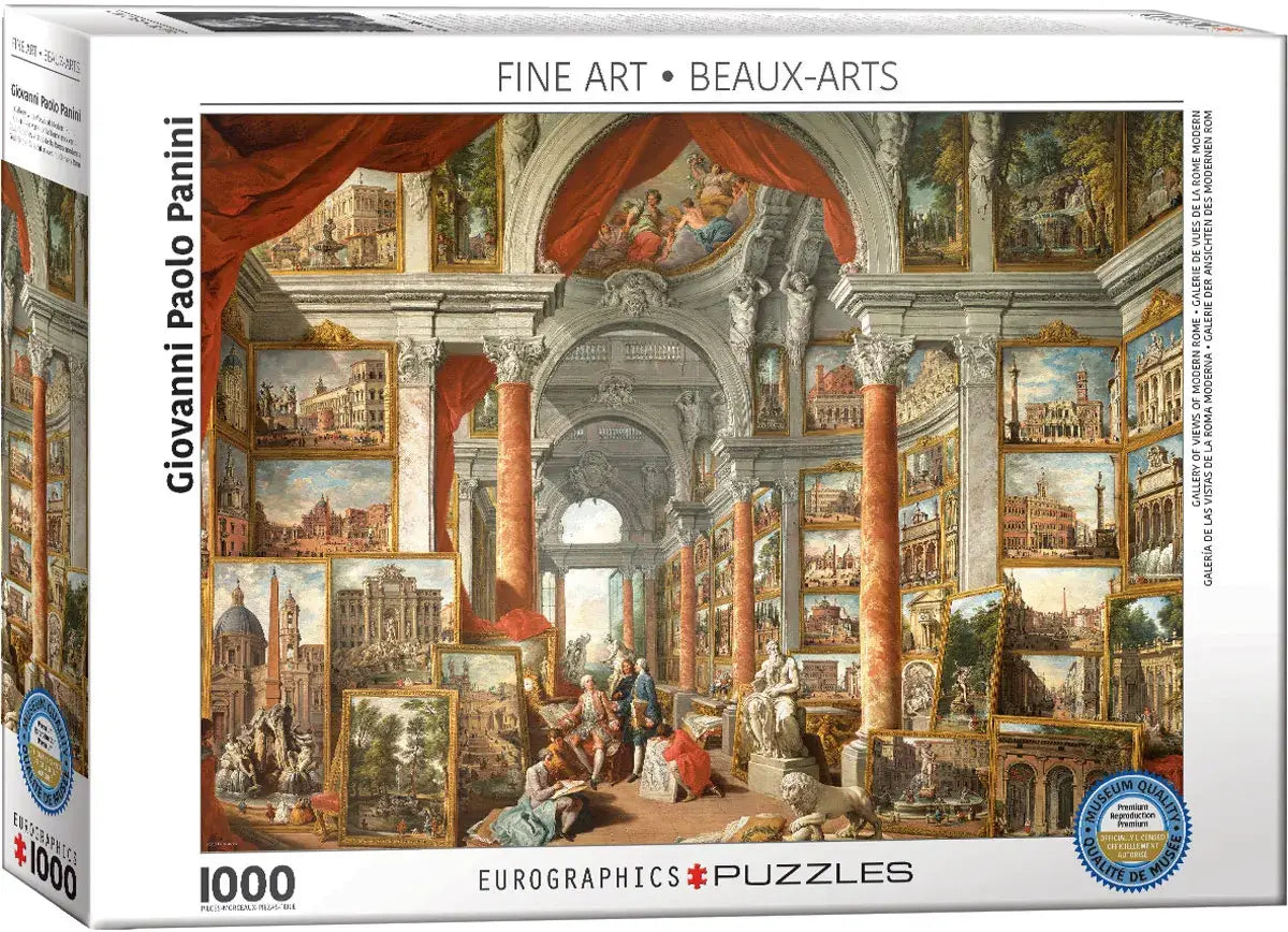 Gallery of Views of Modern Rome 1000 Piece Puzzle