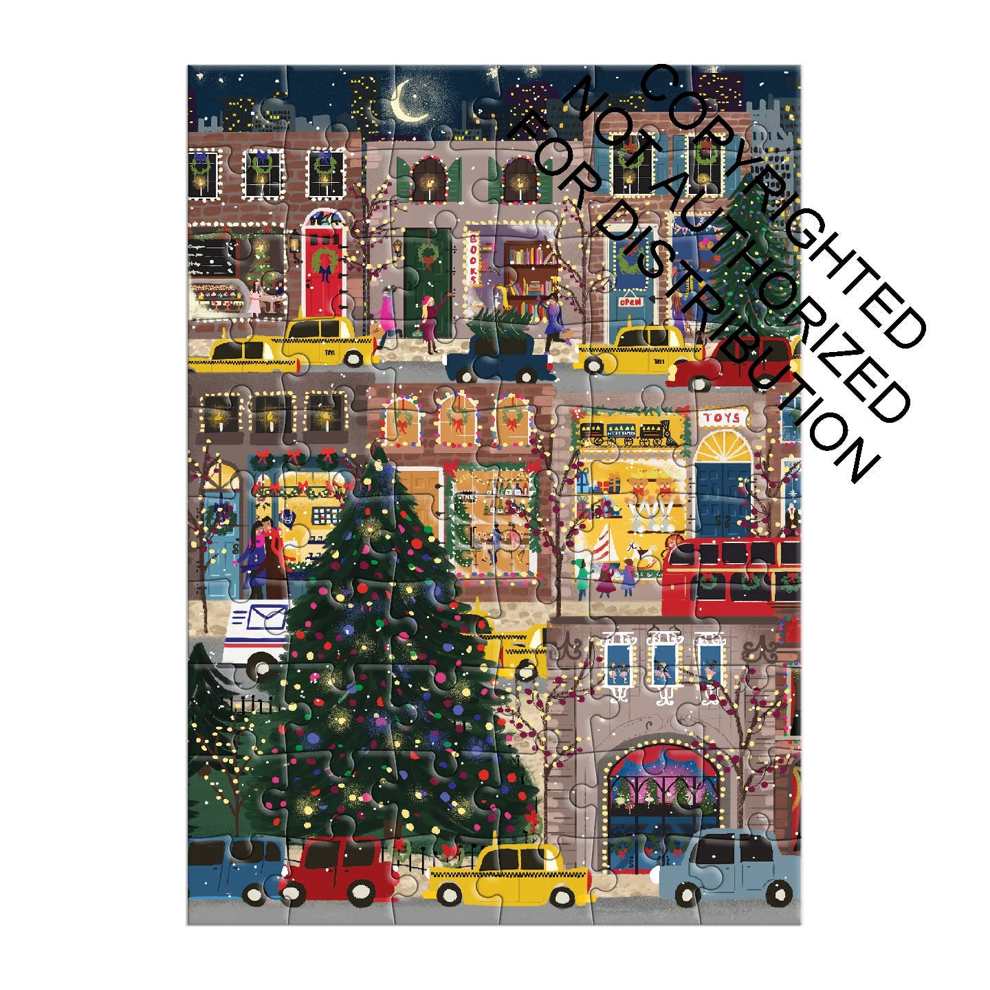 Joy Laforme Winter Lights Greeting Card Puzzle