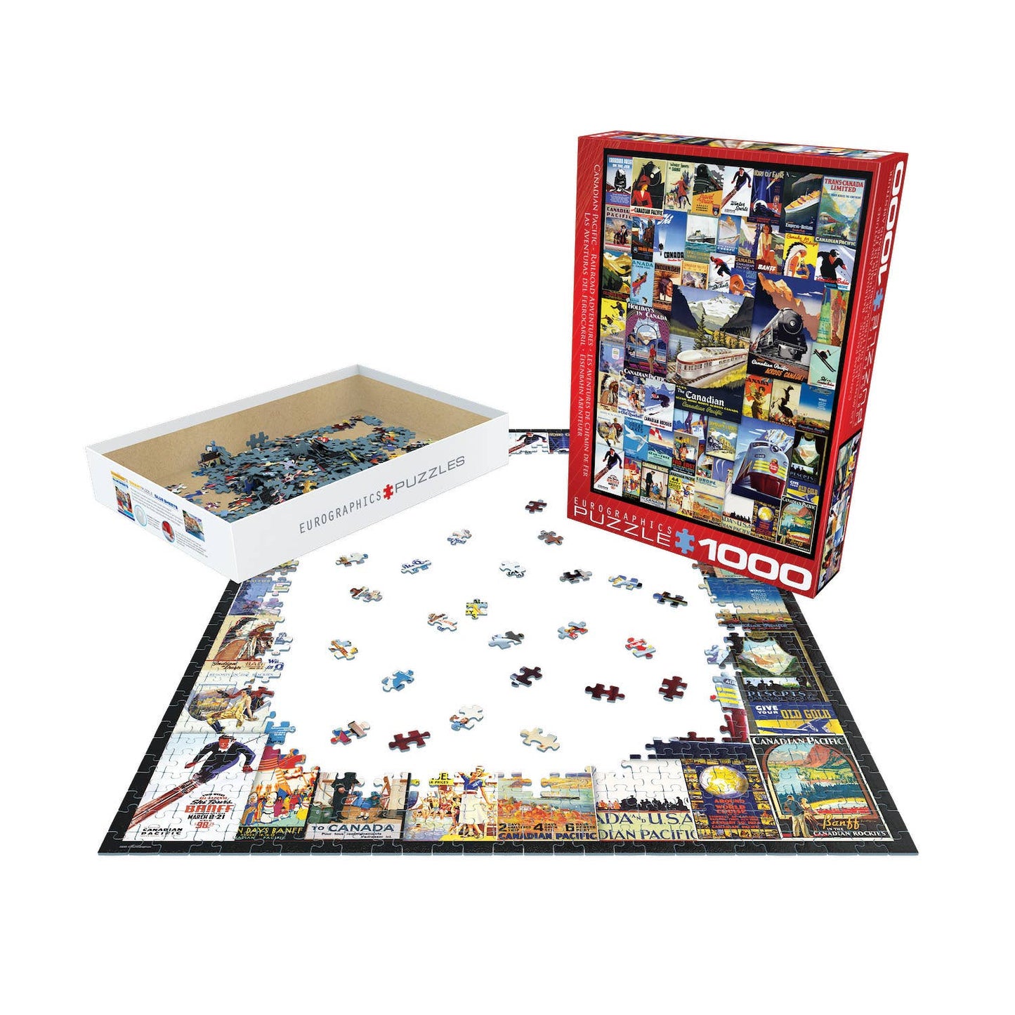 Railroad Adventures 1000 Piece Puzzle