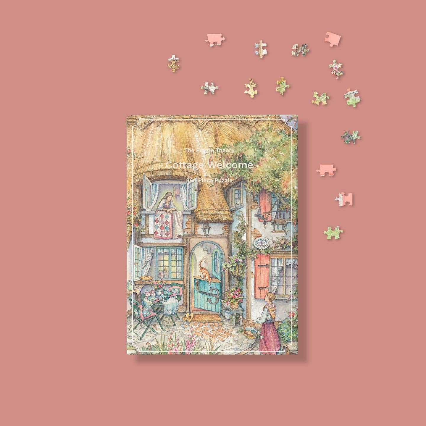 Kim Jacobs Cottage Welcome - 896 Piece Puzzle