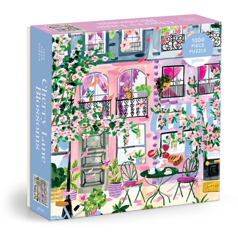 Cherry Lane Blossoms 1000 Piece Puzzle