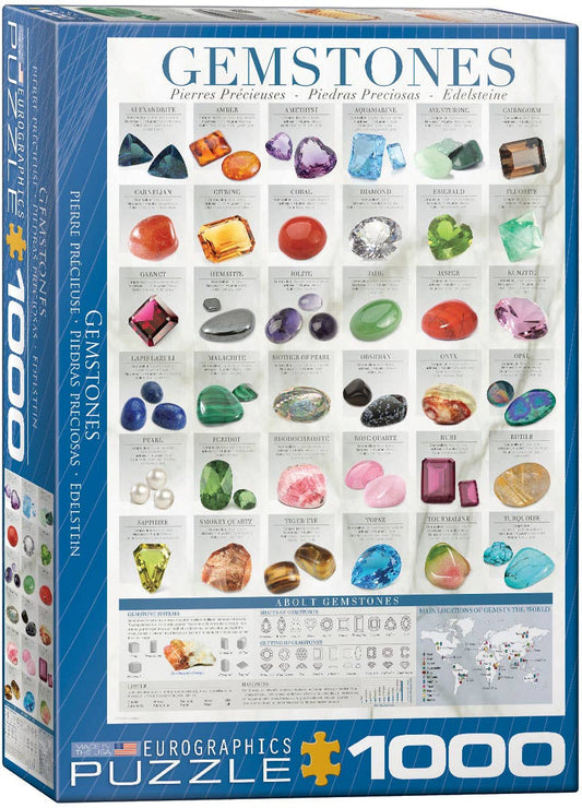 Gemstones 1000 Piece Puzzle